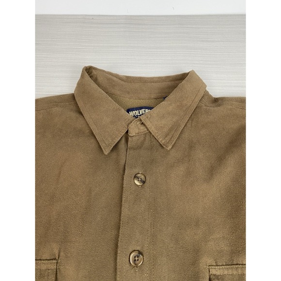 Wolverine Shacket Jacket Barn Coat XXL Brown Fleece Lined Chore Work Button‎ up - Picture 5 of 12